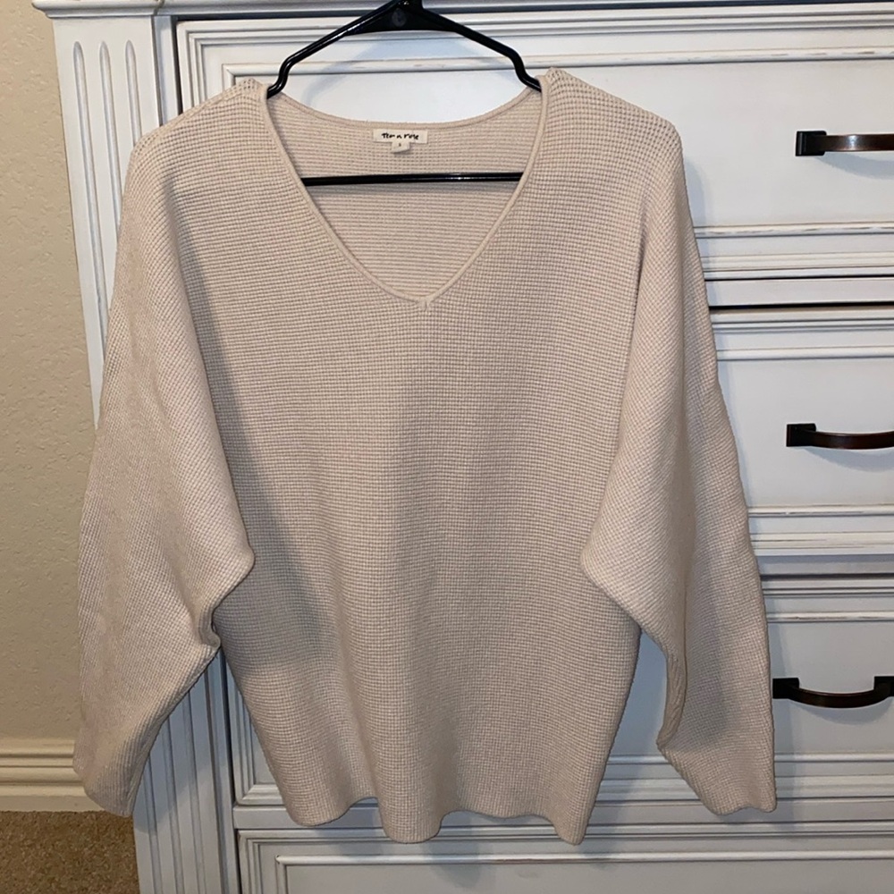 Cream sweater
